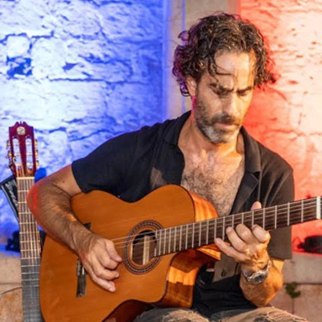 Darwish Guitar live on stage